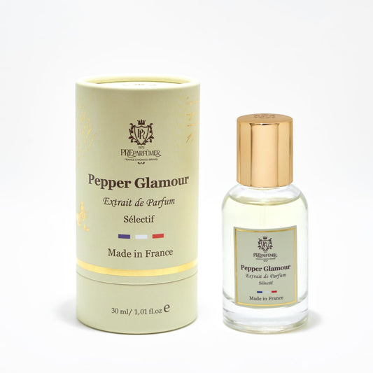PREparfume From France Pepper Glamour for Women 30ml – Spicy Floral Scent From France – Luxury Fragrance with Bergamot, Tonka Bean – Long Lasting Perfume With Amber and Vanilla Notes