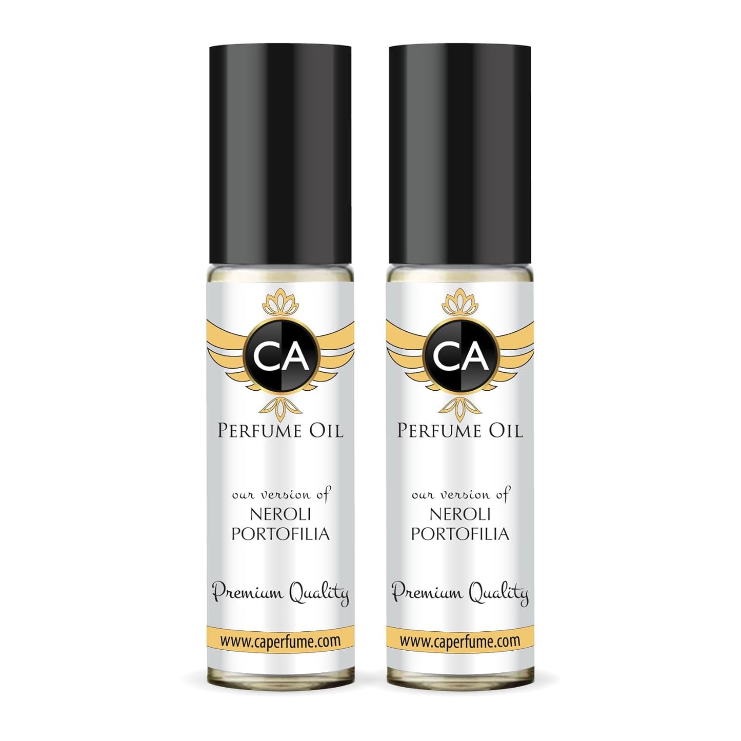 CA Perfume Impression of Neroli Portofilia Unisex Eau De Parfum Citrus Aromatic Scent Long Lasting Unisex Fragrance Travel Size TSA Ready for Day and Night Wear 0.33 Fl Oz 10ml (Pack of 2)