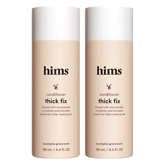 hims Thick Fix Conditioner - Hair Loss Conditioner With Niacinamide - Supports Hair Growth Treatment - Fresh Eucalyptus Grove, 2 pack, 6.4oz