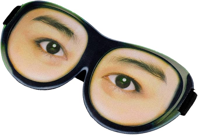 Mobestech 2pcs Travel Eye Mask Eye Mask for Travel Spoof Eye Mask Stereoscopic Eye Mask Eye Printing Eyeshade Funny Eye Masks for 3D Eye Eyeshade 3D Sleeping Eyeshade at Night Blindfold