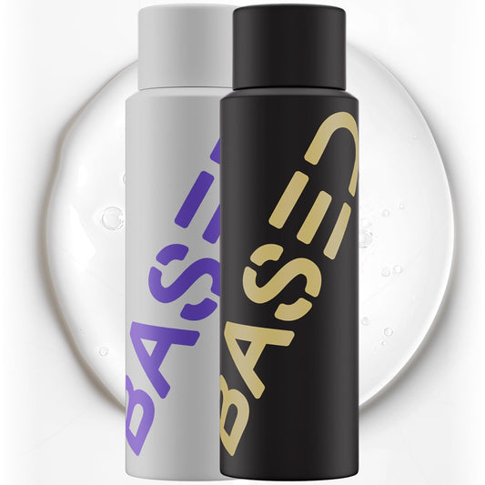 BASED Shower Duo Shampoo & Conditioner Bundle with Peppermint Oil, & Coconut Oil, Cleansing Shampoo & Hydrating Conditioner for Men, No Sulfates, Parabens or Phthalates, 12 fl oz Bottle (Pack of 2)