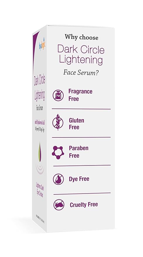 Hyalogic Dark Circle Lightening Face Serum - Treat Under Eye Dark Circles w/Hyaluronic Acid, Eveseryl & Regu-Age - Soothe, Nourish & Rejuvenate Skin - .47oz