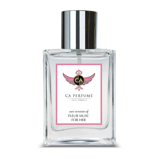 CA Perfume Impression of Fleur Musc For Her for Women Floral Woody Musk Fragrance Long Lasting Perfumes for Women Eau De Parfum 1.7 Fl Oz 50ml