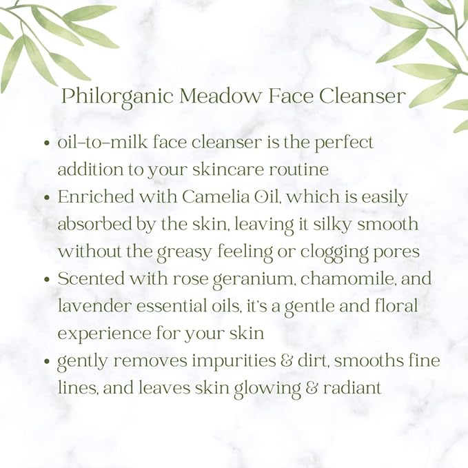 Philorganic Sustainable Facial Care Kit- Organic Trio Set- Cleanser, Hyaluronic Serum, & Oil - Self-Care Spa Moment & Gift - Small Batch USA Made