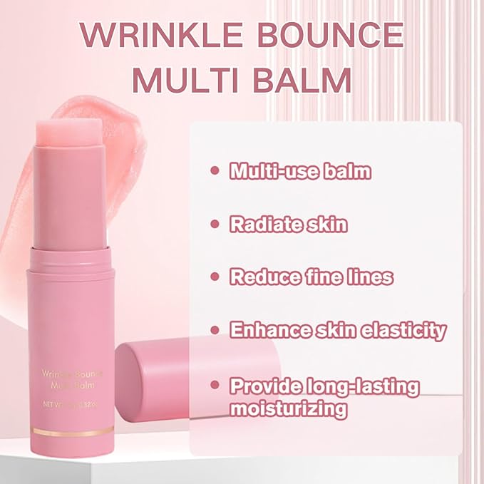 Wrinkle Bounce Multi Balm - Under Eye Cream - All-In-One Hydrating Balm Eye Stick & Moisture Ba lm Stick - Wrin kle Cream for Women Korean Skincare - Reduce Wrinkles & Moisturizing - Women Gifts