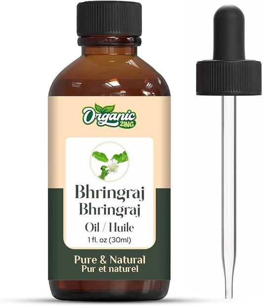 Bhringraj (Eclipta alba) Oil | Pure & Natural Carrier Oil for Skincare, Hair Care & Massage - 30ml/1.01fl oz