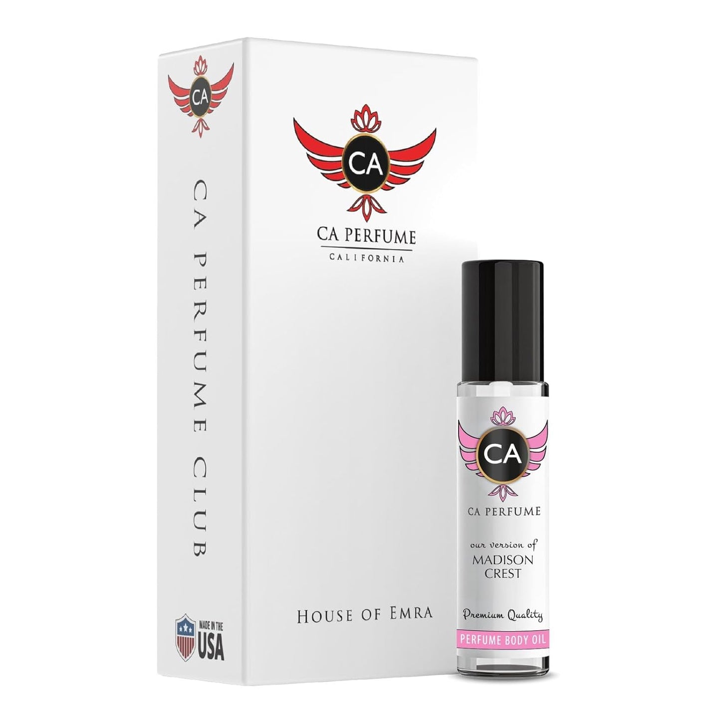 CA Perfume Impression of Madison Crest for Women Eau De Parfum Chypre Floral Scent Long Lasting Perfumes for Women Travel Size TSA Ready for Day and Night Wear 0.33 Fl Oz 10ml