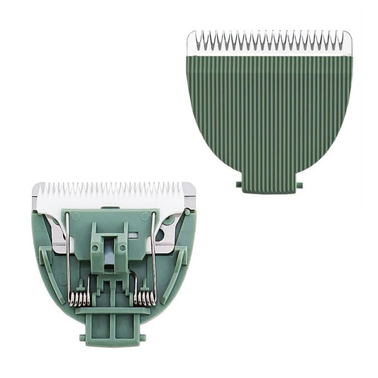 Replacement Blades for Meridian Trimmer, trimmer replacement blade for meridian electric Body，Hygienic Ceramic Replacement Blades Onyx Sage, 2 Pack Green