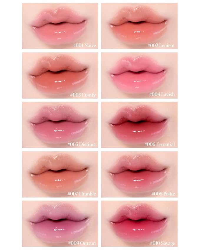 Volumizing Lip Fondue 07 Humble 2g, 3-in-1 Melting Balm for Hydrating Lip Care, Plumping Volume and High-Gloss Water Glow, Infused with Rosehip Oil for Longlasting Moisture, Korean Makeup