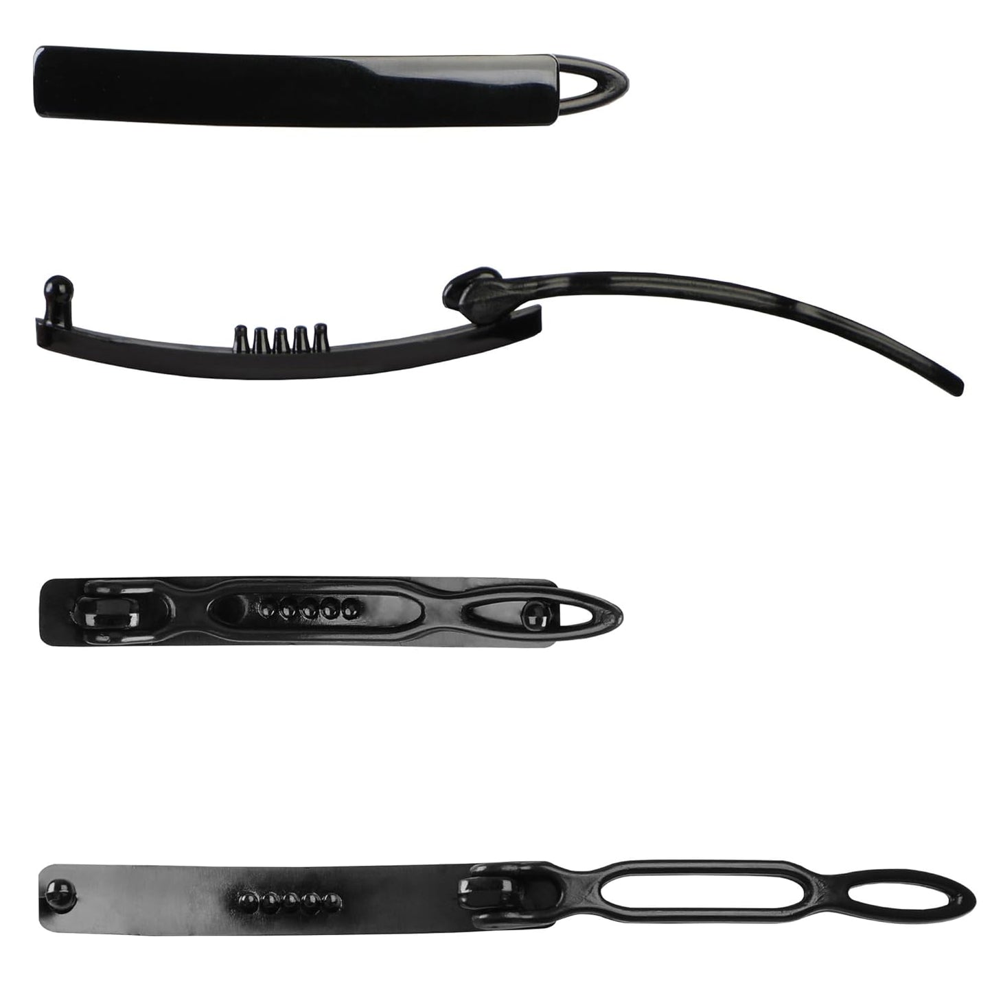 14pcs Hair Barrettes Set for Women and Girls, Hair Clips for Thick Thin Fine Hair, Non-metal Hair Accessories, Non-Slip Grip Handmade Snap Hairpin, BPA Free, Made in KOREA