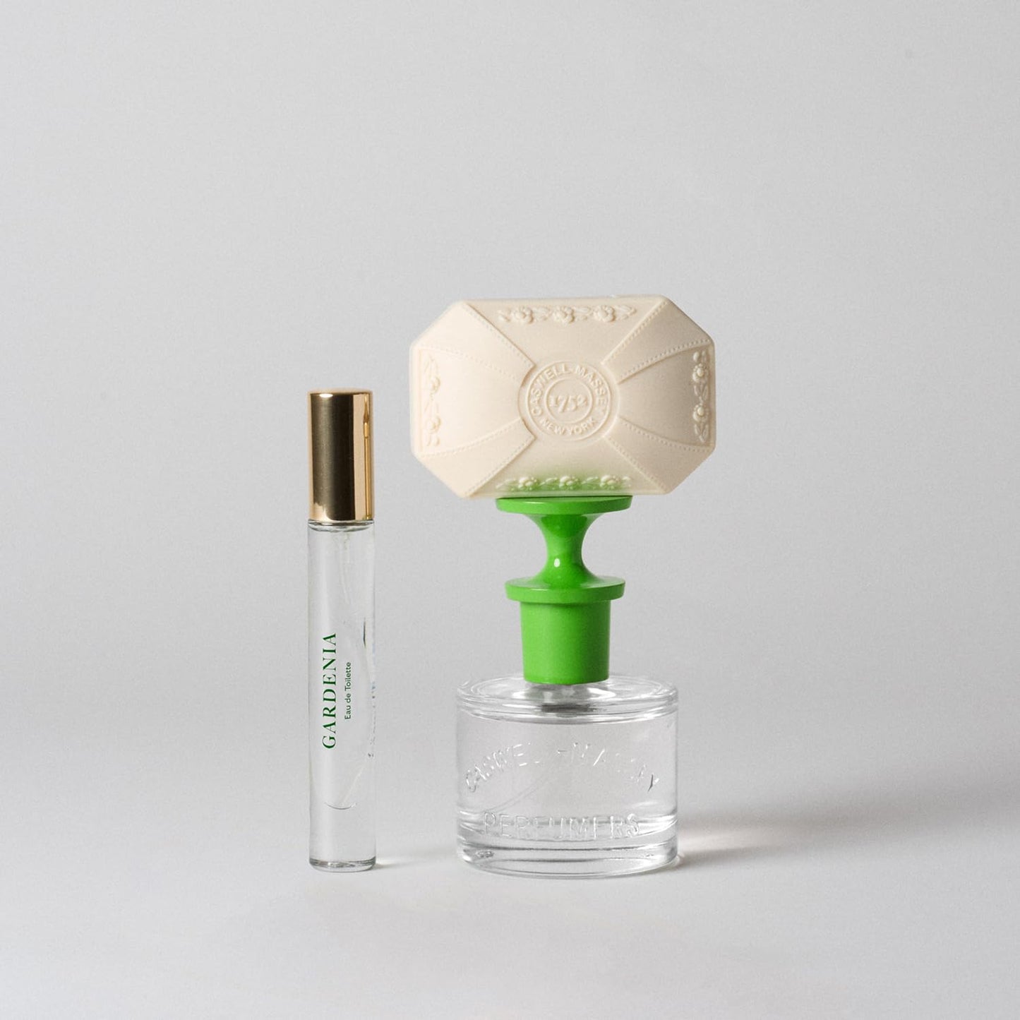 Caswell-Massey Gardenia Eau de Toilette Spray, Feminine Floral Perfume with Citrus Zest, Gardenia & Peony, Made in USA, 0.25 Oz