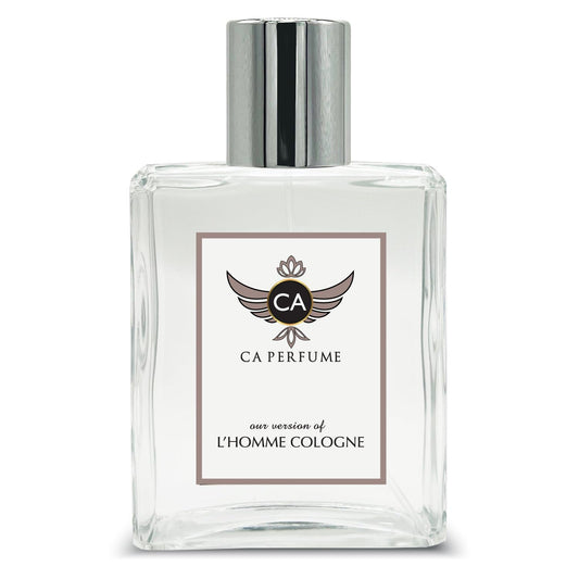 CA Perfume Impression of L’homme Cologne For Men Fragrance Eau de Parfum Spray Bottle 3.4 Fl Oz/100ml-X1