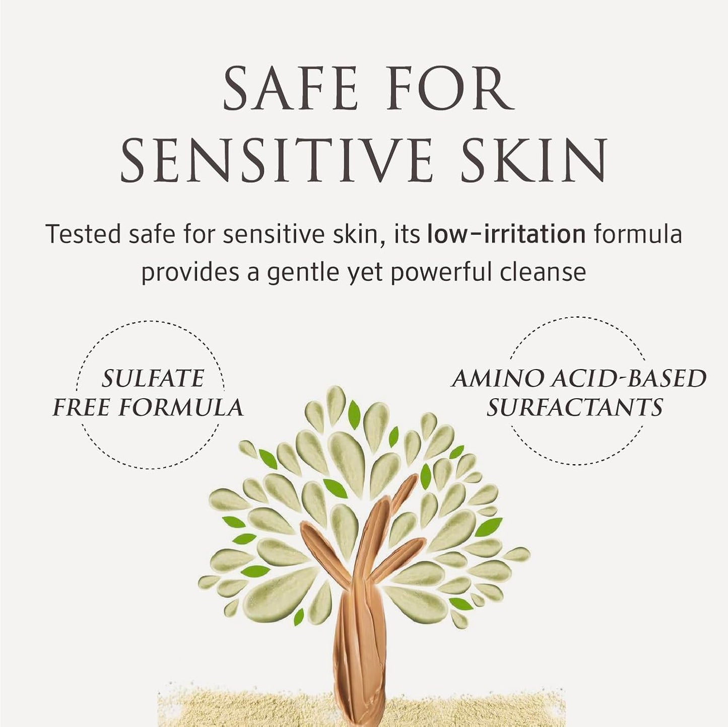 Whole Plant Effect Foam Cleanser (4.23 oz) - Gentle Creamy Matcha Foam Cleanser. Gently Removes and Cleanses. Hydrate and Soothe Skin.