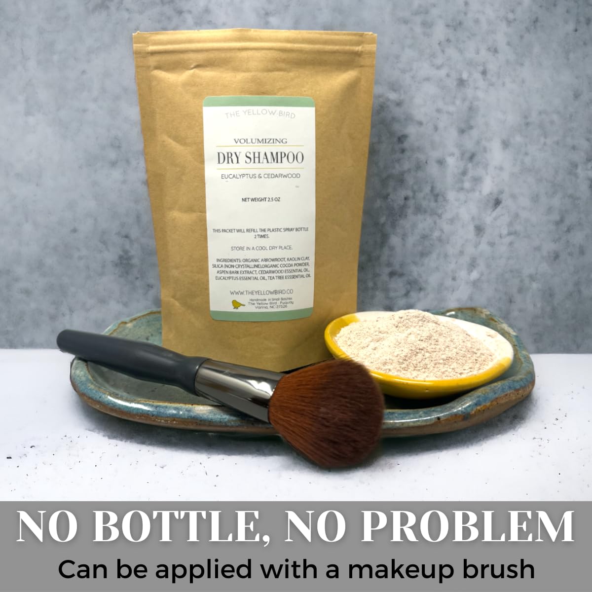 The Yellow Bird Eucalyptus Dry Shampoo Refill Packet