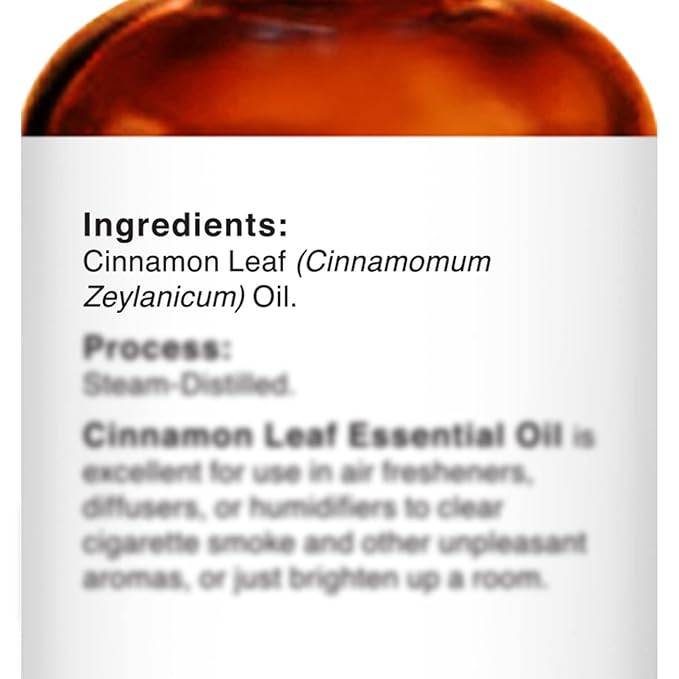 MAJESTIC PURE Cinnamon Essential Oil | 100% Pure and Natural Cinnamon Oil | Premium Grade Essential Oils for Hair Care, Home Diffusers, Skin, Aromatherapy, Massage and Humidifiers | 1 Fl Oz