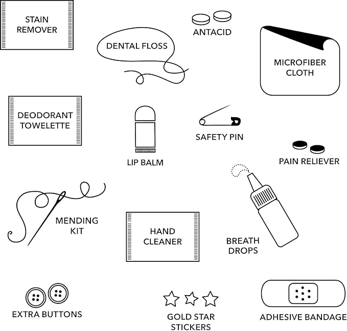 Pinch Provisions Unisex Teacher Kit - Includes 14 A+ Emergency Essential Items, The Ideal Gift for Your Favorite Teacher!