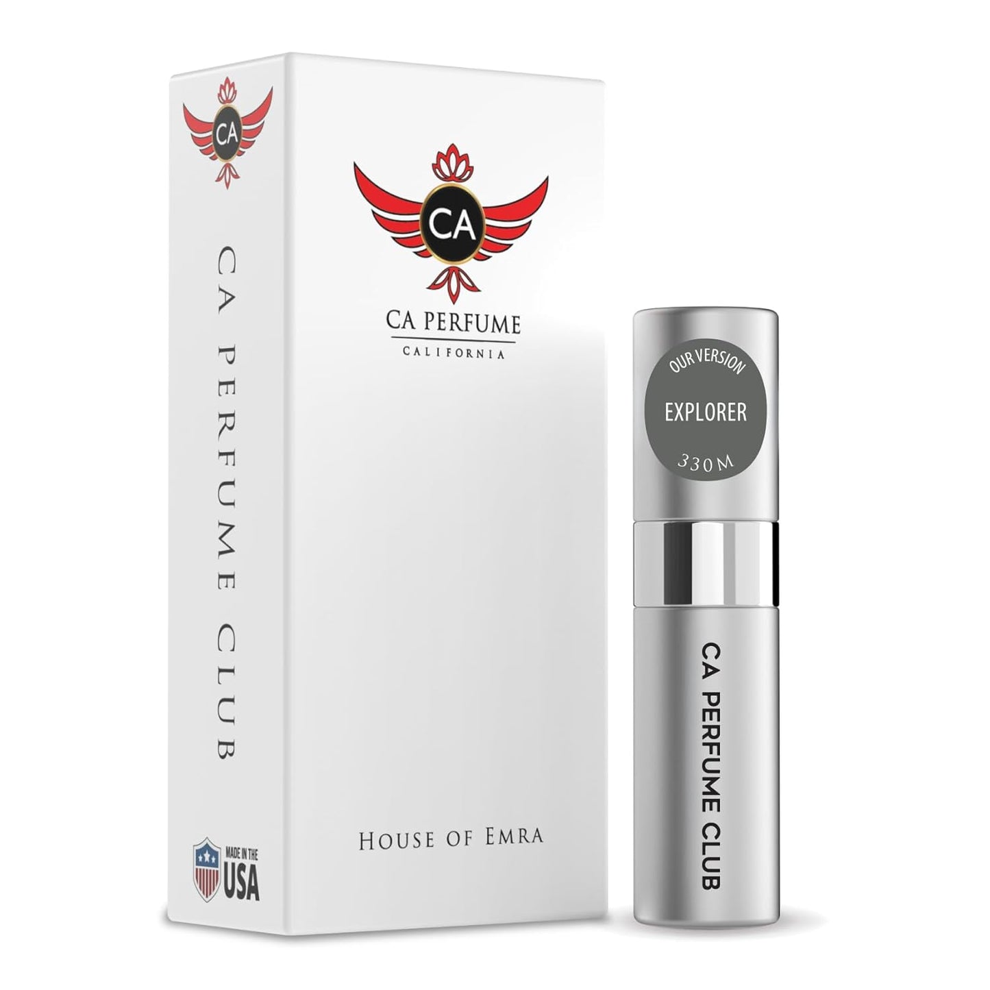 CA Perfume Impression of M.Blanc Explorer For Men Replica Version Fragrance Dupes Concentrated Long Lasting Eau de Parfum Spray Refillable Atomizer Bottle 0.27 Fl Oz/8ml-X1