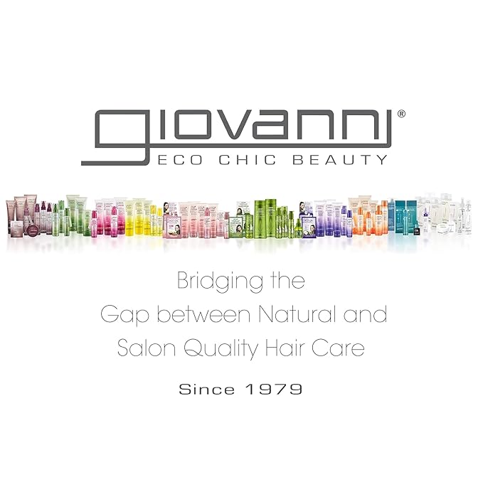 GIOVANNI Hemp Hydrating Conditioner - 13.5 oz, Helps Stimulate and Moisturize Dry, Damaged Hair with Hemp Seed Oil, Aloe Vera, Frankincense, Sulfate Free, Paraben Free, Vegan, Cruelty Free