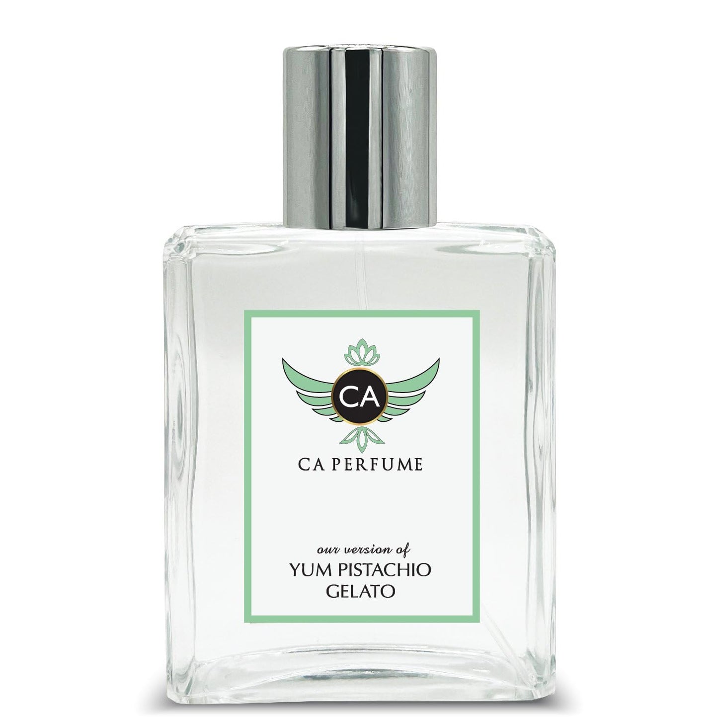 CA Perfume Impression of Yum Pistachio Gelato for Women and Men Eau De Parfum Gourmand Scent Long Lasting Unisex Fragrance Signature Scent for Day and Night Wear 3.4 Fl Oz 100ml