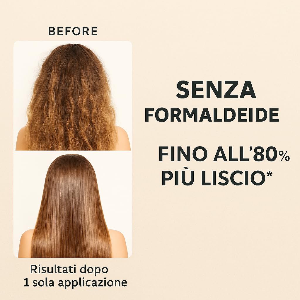 LZ Laminado Hair Cream Lamination – Professional, Formaldehyde‑Free Keratin Treatment – Smooth, Soft & Silky Finish – Heat & Pollution Protection with Natural Oils