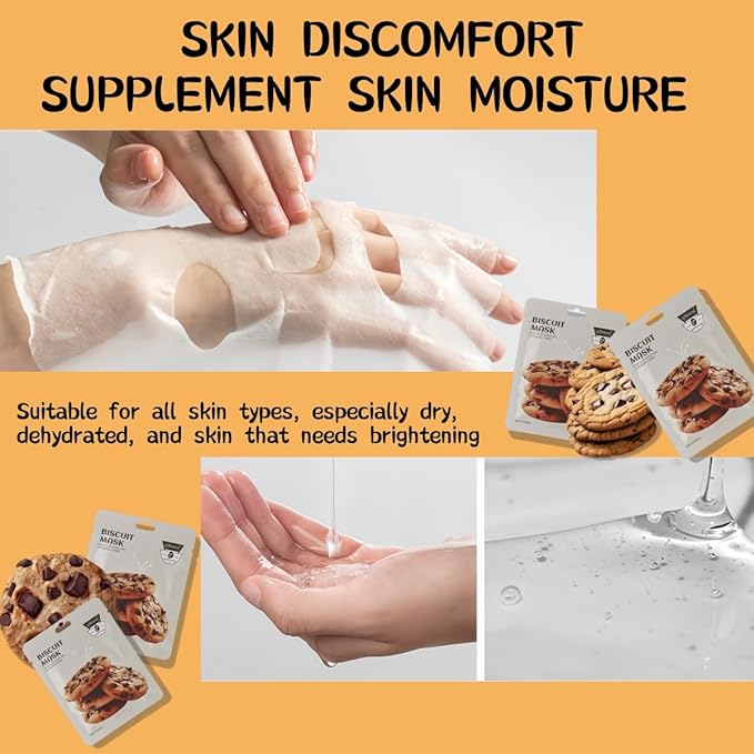 Facial mask Moisturizing face Mask - 10 Sheets, Deep Hydration, Improves Dry Skin, Sheet Mask, skincare for All Skin Types (COLOR-1)