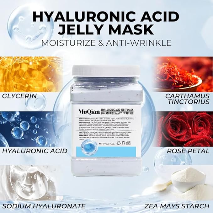 Jelly Mask For Facials Professional Jelly Mask Powder Hydrating Rubber Mask Jelly Face Masks Diy Spa Face Skin Care Mask