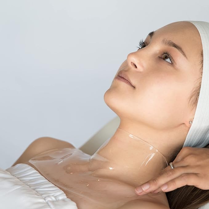 Bio-Therapeutic Hyaluronic Delivery Neck Masque - Firming Neck Masque, Hydrating and Smoothing Fine Lines, Made with Marine Algae, Fragrance Free