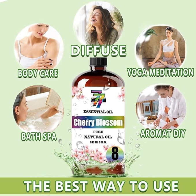 Magnolia Essential Oil (8 oz/240 ml) - Magnolia Oils Used in diffusers, humidifiers, Home Baths, Cleaning Products, Yoga, DIY Soaps and DIY Scented Candles