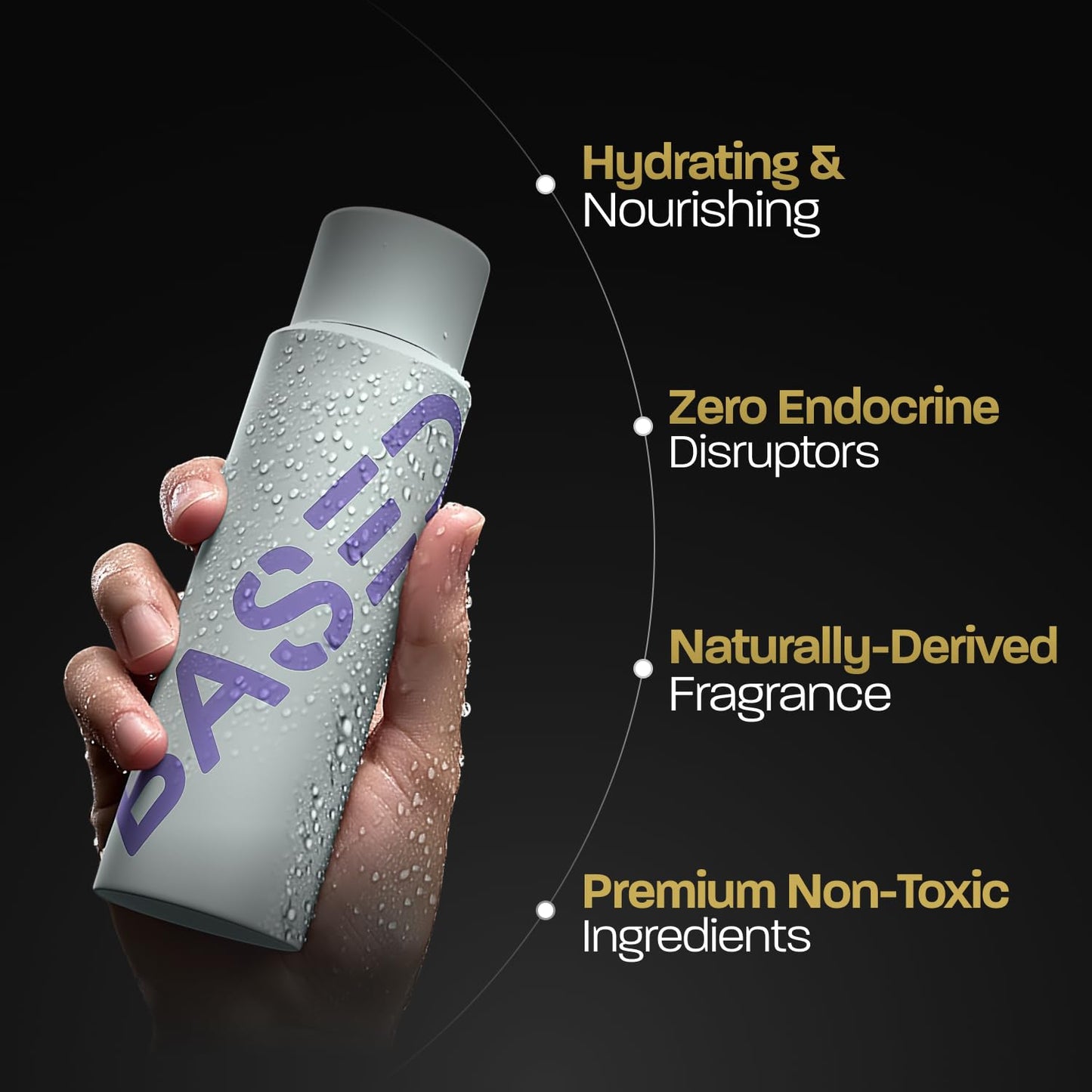 BASED Shower Duo Shampoo & Conditioner Bundle with Peppermint Oil, & Coconut Oil, Cleansing Shampoo & Hydrating Conditioner for Men, No Sulfates, Parabens or Phthalates, 12 fl oz Bottle (Pack of 2)