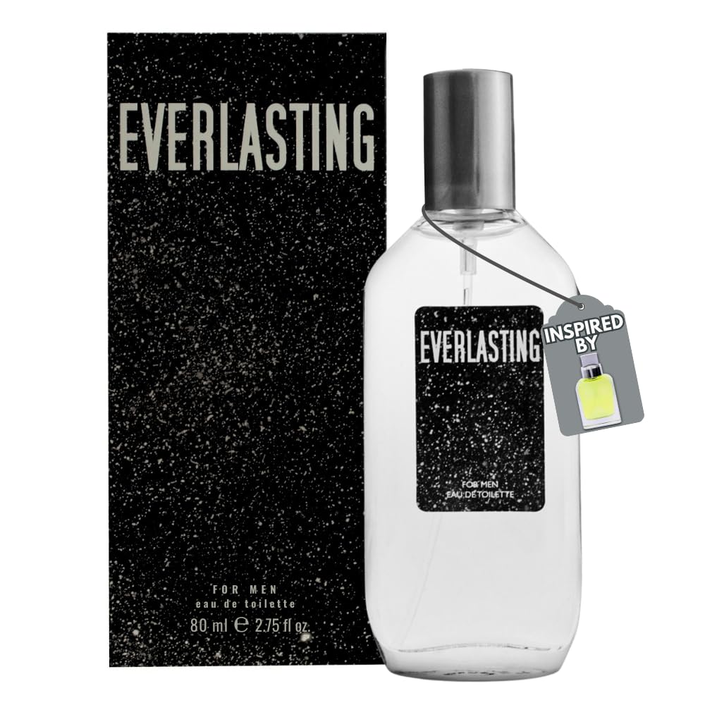 Cologne for Men – INSPIRED by A WORLD RENOWNED MEN’S PERFUME – Juniper, Pine, Tobacco, Oakmoss – Bold, Masculine, Earthy, Long-Lasting Eau De Toilette 80 ml (Everlasting for Men 80ml)