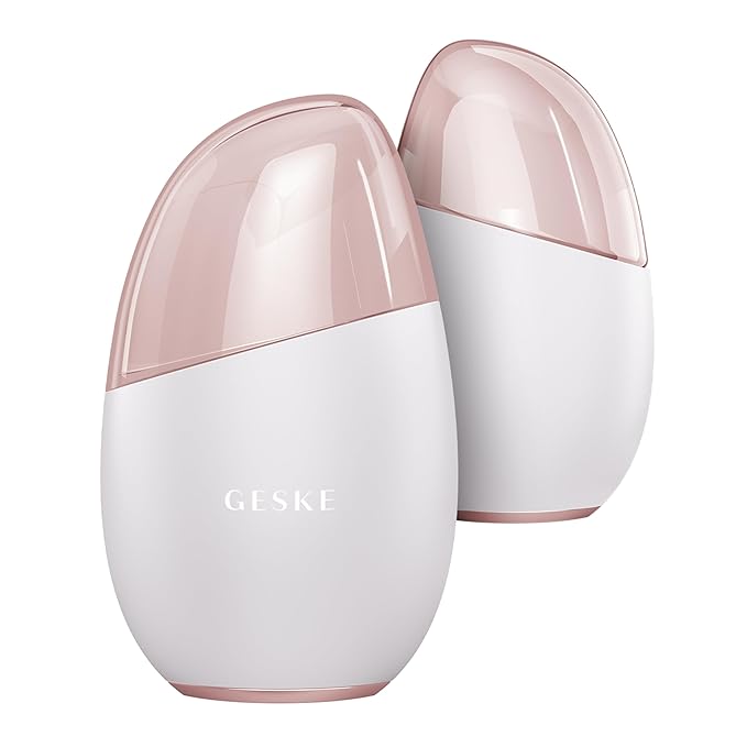 SmartAppGuided™ Cool & Warm Eye & Face Massager | 7 in 1 | Multi Massager | Face & Neck | Battery-free Cooling & Warming | Firms, Relaxes & De-Puffs Skin | Eye-Nose Area Targeted Design