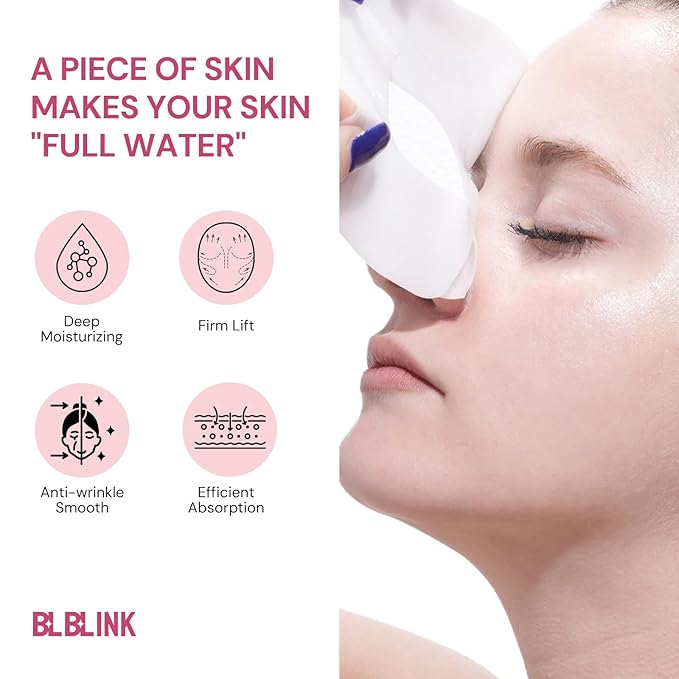 2 Pack Moisturizing Collagen Firming Hydrogel Mask 34gx10ea, Overnight Repair for Dry Skin, Collagen Face Masks, Firming & Anti-Aging, Hydrating Face Masks，Skincare