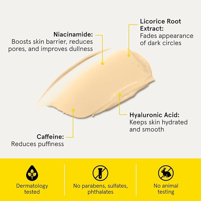 Lumin Instant Dark Circle Corrector for Men (Not A Concealer), Brightens Eyes, Reduce Dark Circles, Puffiness, Under Eye Men Makeup, Men's Eye Cream, Perfect for Light-Medium Skin Tones, 20mL