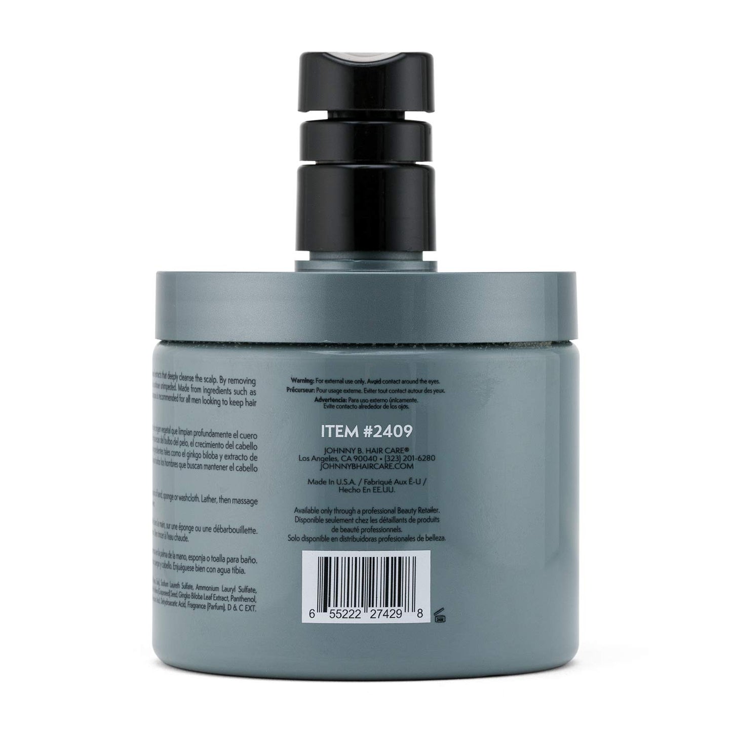 JOHNNY B. Professional Grow Hair Shampoo 16 oz.