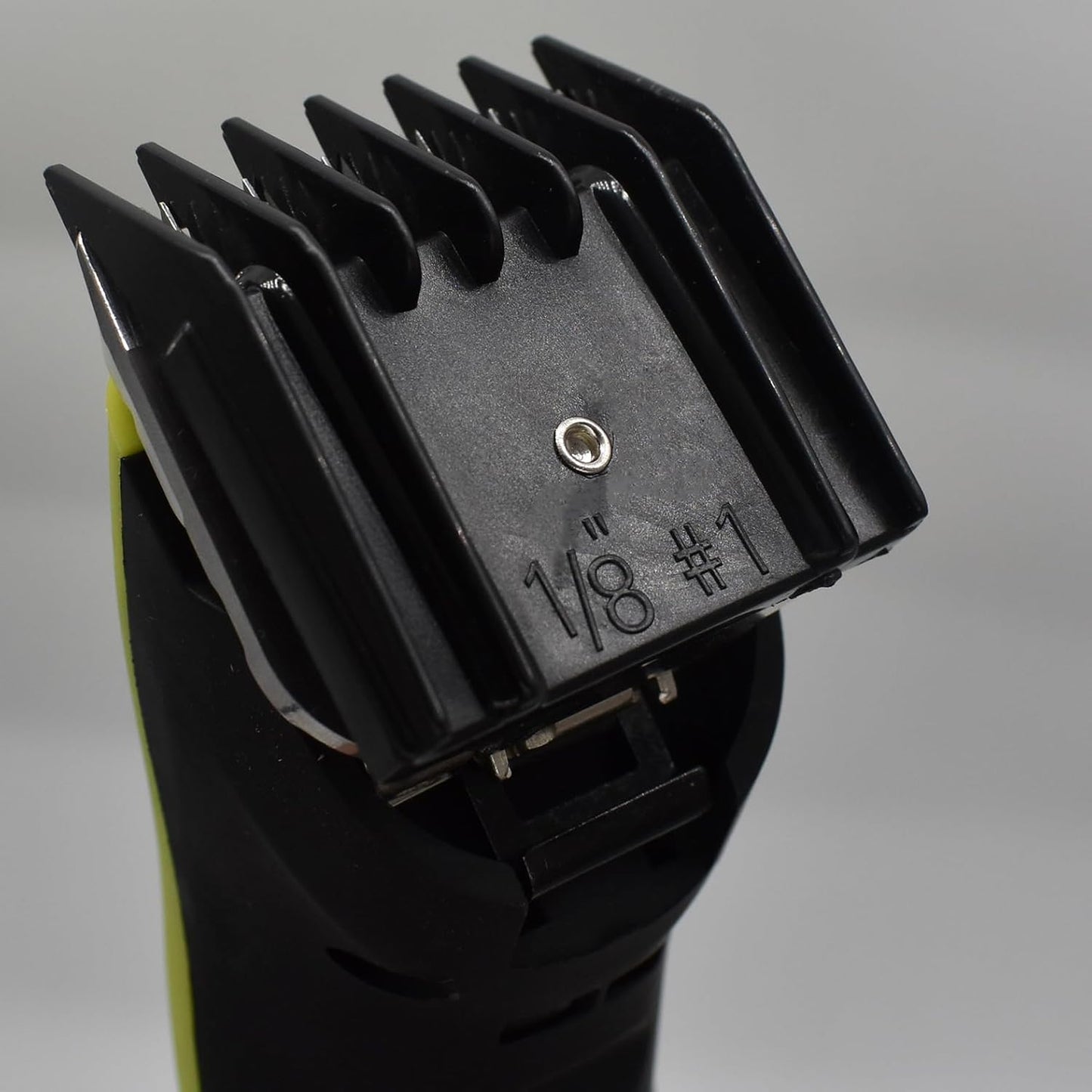 Professional A5 Animal Clipper Attachment Guard Guide Combs Set, 1/8" 1/4" 3/8" 1/2" Compatible with Andis AG BG, Oster Classic 76 Golden A5, Wahl KM Series Pet Groomer Horse Clipper Models (Black)