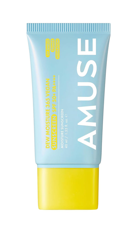 Amuse SEOUL 365 Vegan Moisturizing Cream | Lightweight, Non-Sticky Facial Lotion, Glow Finish (40ml)