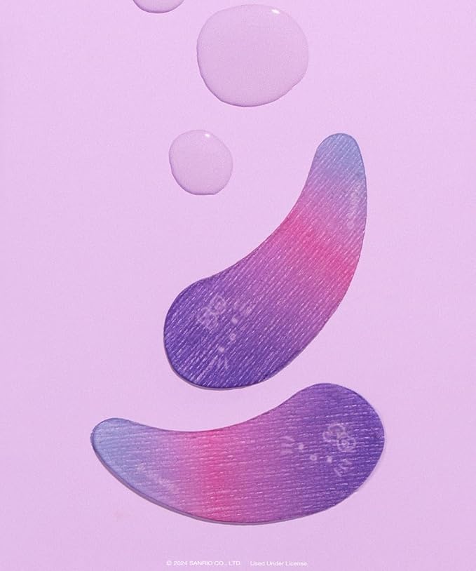 The Crème Shop x Hello Kitty Star Of My Eye Depuffing Hydrogel Under Eye Patches, Hydrating Under Eye Patches for Puffy Eyes and Dark Circles - 50th Year Anniversary Limited Edition (Pack of 12)