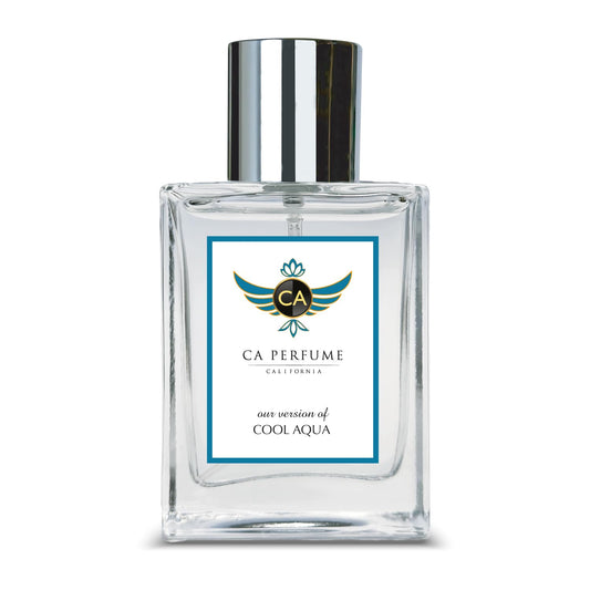 CA Perfume Impression of Cool Aqua for Men Aromatic Aquatic Fragrance Long Lasting Mens Cologne Eau De Parfum 1.7 Fl Oz 50ml