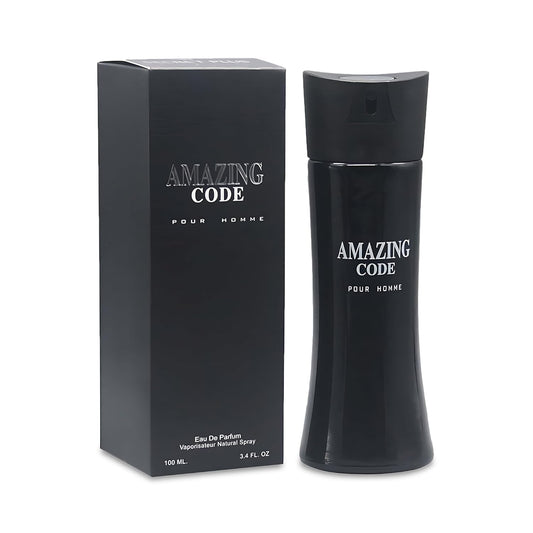 Amazing Code Men's Cologne,Bold Scent Eau de Toilette,3.4 Fl Oz Perfume for Men Every Day Used