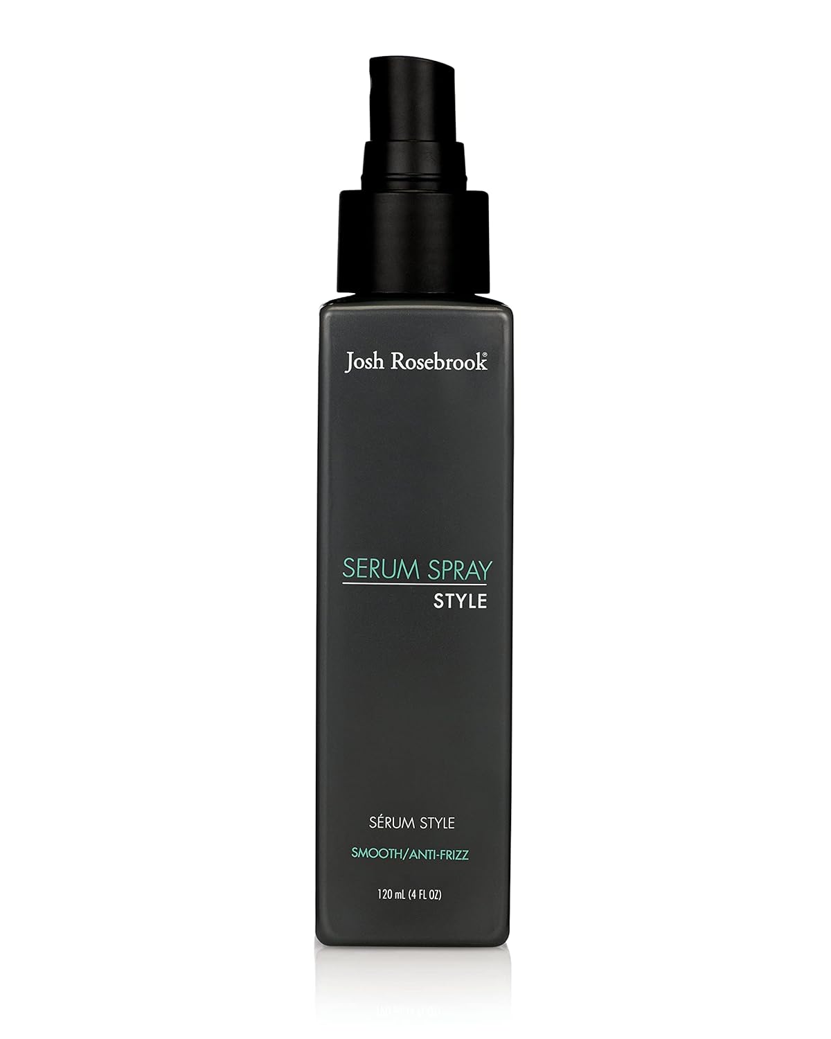 Josh Rosebrook Serum Spray - anti-frizz, wave and curl smoothing and defining hair styling spray that also performs as a nourishing, herbal-active scalp treatment - 120 mL - 4 Oz