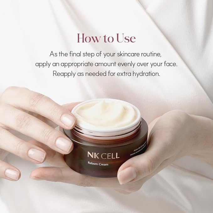 Reborn Cream with NK Cell Technology, Firming & Hydrating Facial Cream, 1.69 fl oz