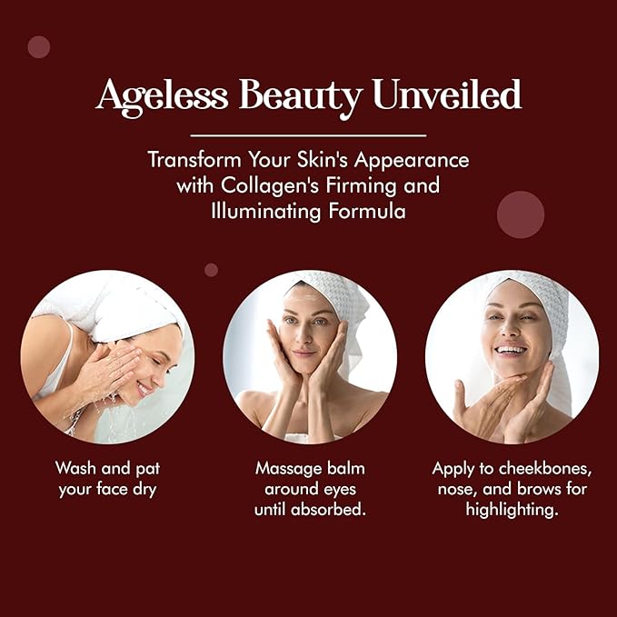 Collagen Multi-Balm - Dermatologist Tested, Anti-Aging, Korean Skin Care - Hydrates & Firms, Reduces Puffiness & Dark Circles, Clean Beauty, Vegan, 95% Natural, Cruelty-Free - 0.42FL. Oz