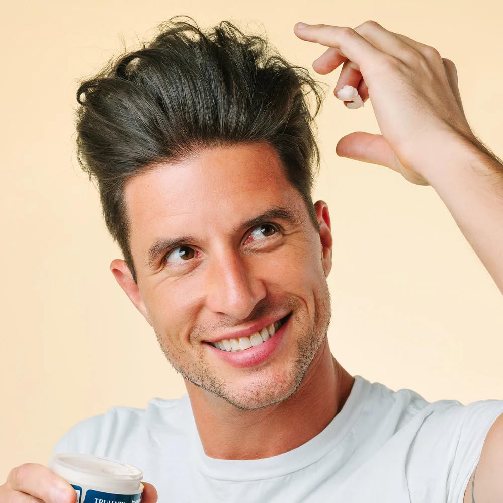 Truhair Invisible Tease Styling Cream and Paste | Men’s & Women’s Hair Styling Cream for Shaping, Texturizing, and Hold | Lightweight & Non-Greasy Hair cream - (4.8 OZ - Supersize)