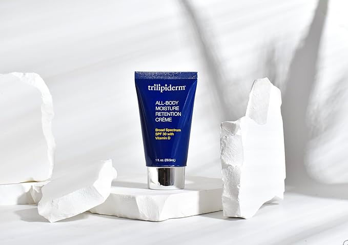 Trilipiderm All-Body Moisture Retention Créme 1oz x 3 + Broad Spectrum SPF 30 1oz x 3