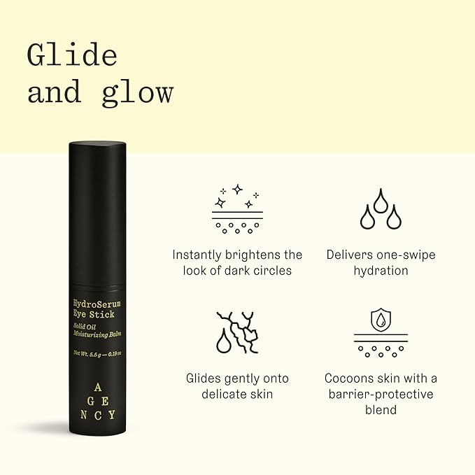 HydroSerum Eye Stick, Under-Eye Moisturizing Balm, Visibly Brightens Dark Circles, Smooths Fine Lines and Wrinkles, and Instantly Hydrates