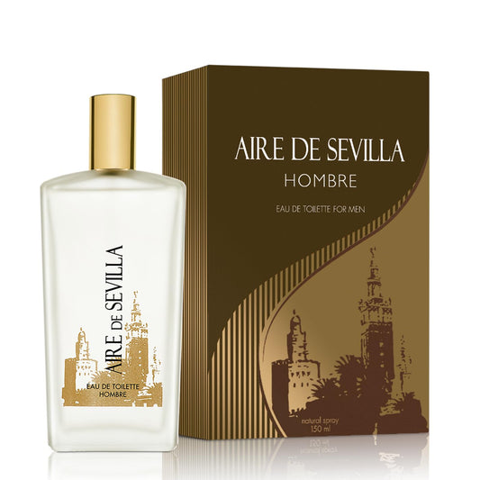 Instituto Español Aire de Sevilla Eau de Toilette for Men – Fresh Masculine Fragrance, 150 ml / 5.1 fl oz Spray Bottle, Made in Spain
