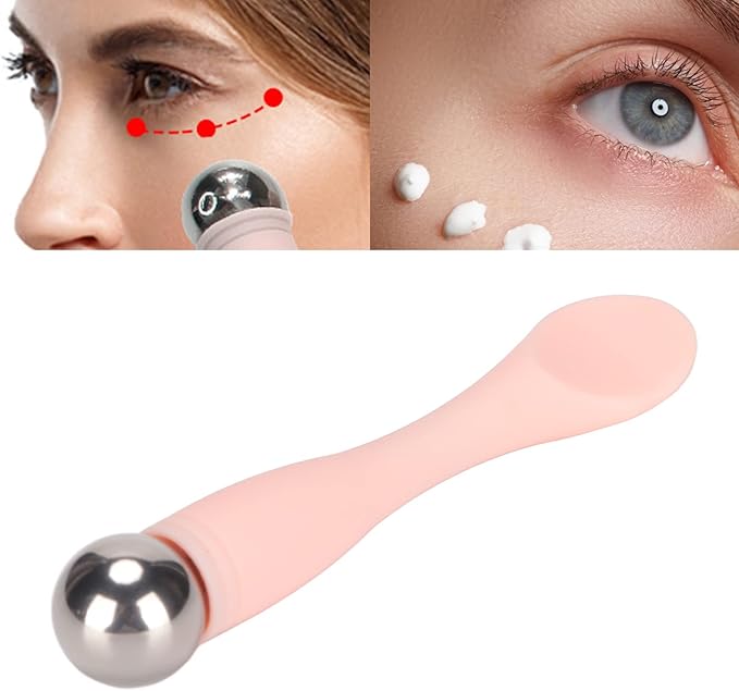 Eye Cream Roller,Eye Cream Applicator Wand Stick Eye Cream Roller to Reduce Dark Circles and Puffiness for Facial Massage