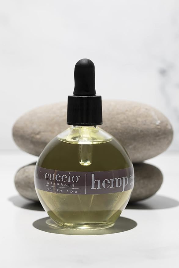 Cuccio Naturale Hemp Revitalizing Oil With Capuacu And Chia - Renewing Body Oil - Moisturizing Therapy To Repair Dry Skin - All Natural, Paraben Free Formula - Hands, Feet And Body - 2.5 Oz