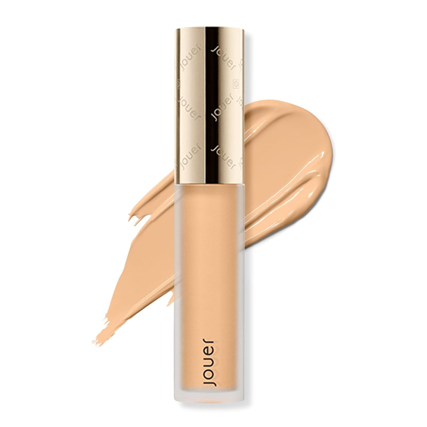 Jouer Essential High Coverage Liquid Concealer - Soft Matte Finish - Color Corrector for Spot Coverage, Under Eye Dark Circles and Contour, CremeBrulee