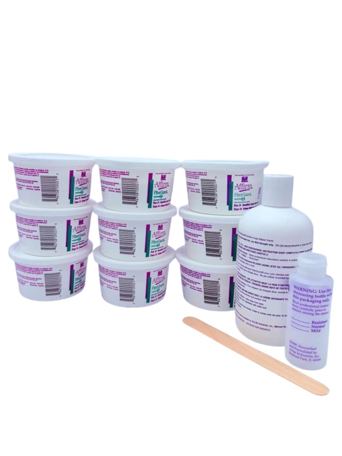 Kit Fiber Guard Sensitive Scalp Creme Relaxer System – Kit 9 Applications - For Sensitive Scalps